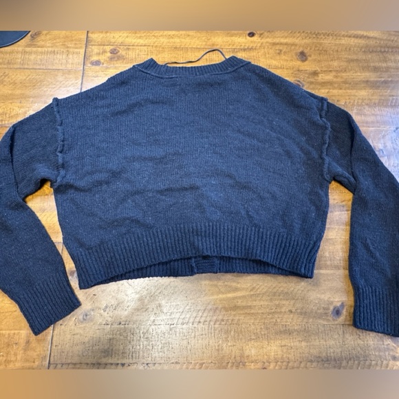 Abound Nordstrom black button Cropped Cardigan size M NWT - Picture 6 of 6